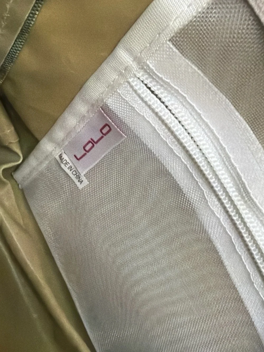 Camouflage Canvas Pouch with Gold 'Love' Accent LOLO brand